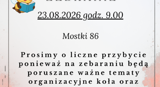 ZEBRANIE CZŁONKÓW KOŁA – 23.08.2026